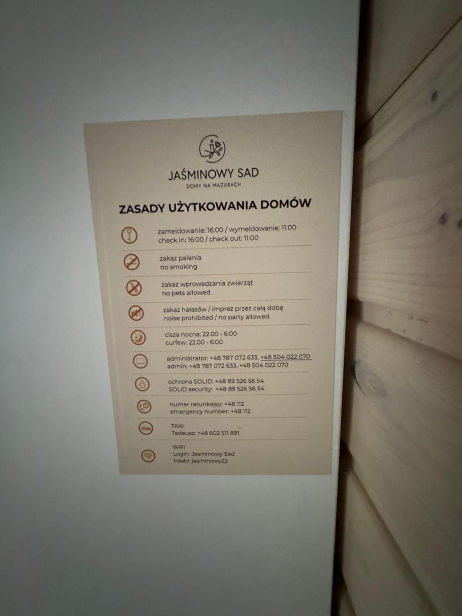 Jasminowy Sad Villa Mikołajki Kültér fotó